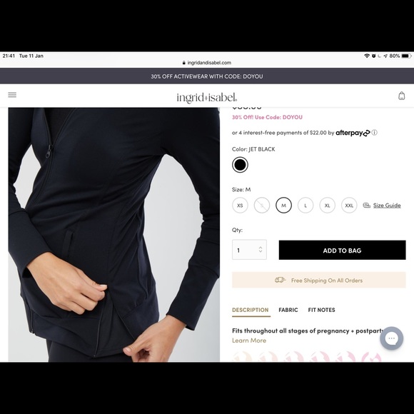 Ingrid & Isabel Maternity Jacket - Small - Picture 2 of 6